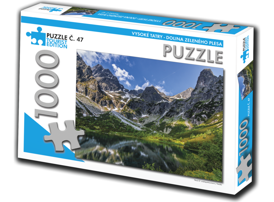 TOURIST EDITION Puzzle Vysoké Tatry, Dolina Zeleného plesa 1000 dílků (č.47)