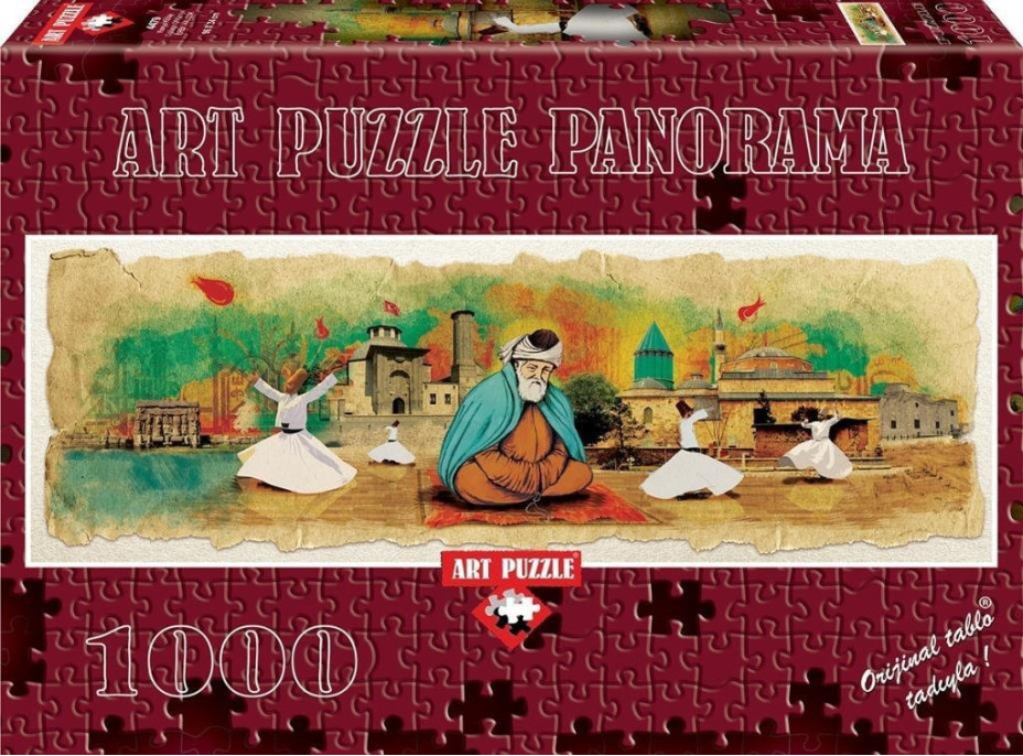 ART PUZZLE Panoramatické puzzle Konya, Turecko - koláž 1000 dílků