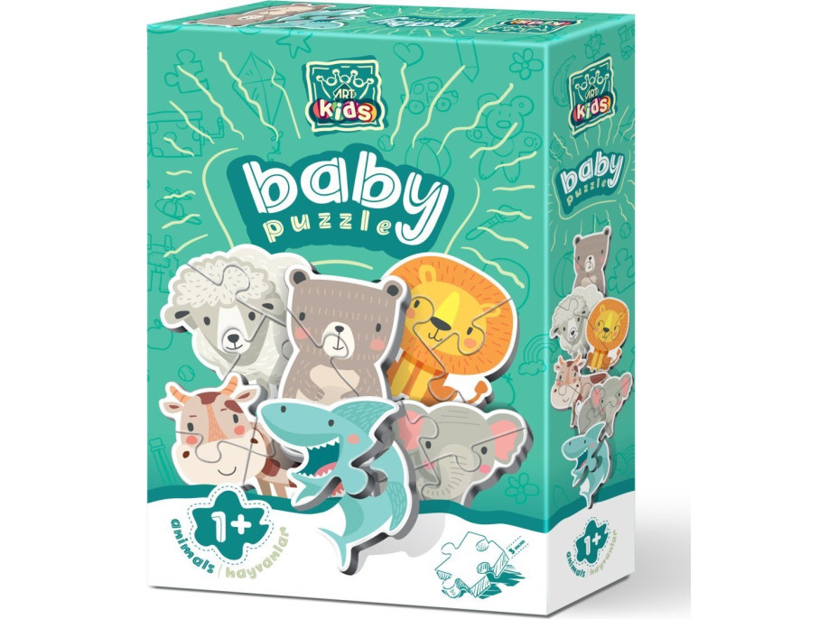 ART PUZZLE Baby Puzzle Zvířata (2-5 dílků)