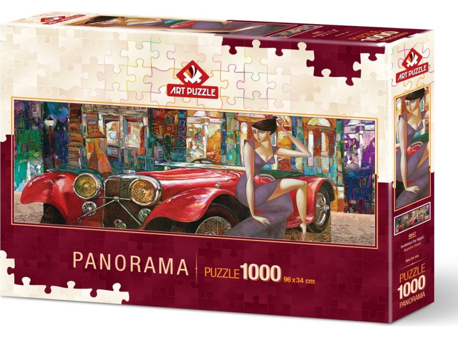 ART PUZZLE Panoramatické puzzle Pozvání na večer 1000 dílků