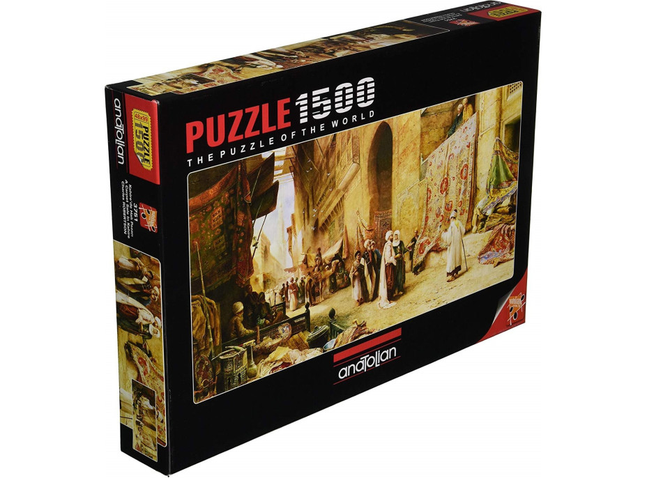 ANATOLIAN Panoramatické puzzle Prodej koberců v Káhiře 1500 dílků