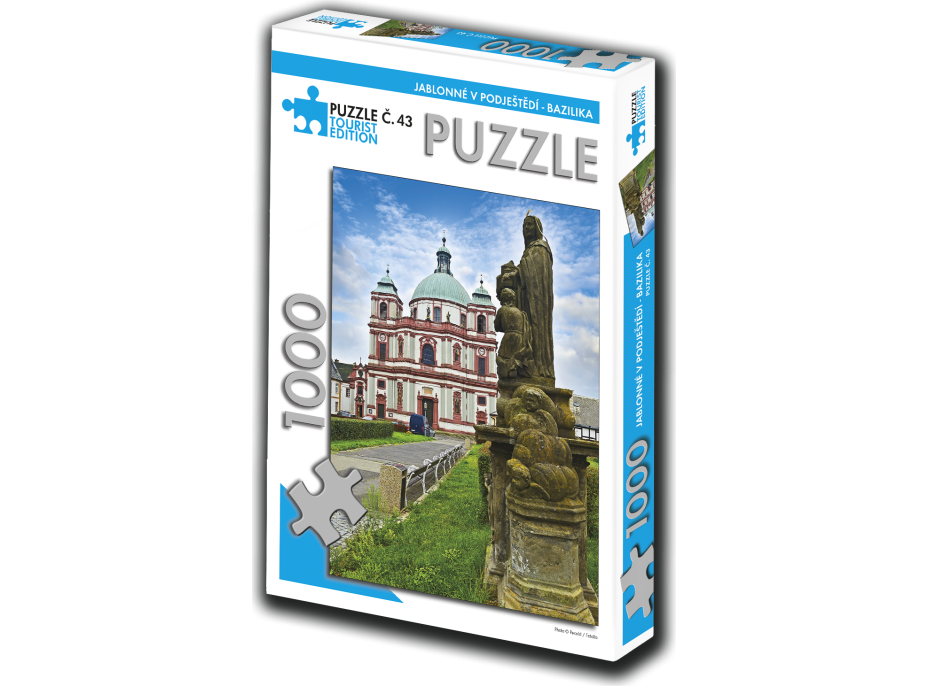 TOURIST EDITION Puzzle Jablonné v Podještědí, bazilika 1000 dílků (č.43)