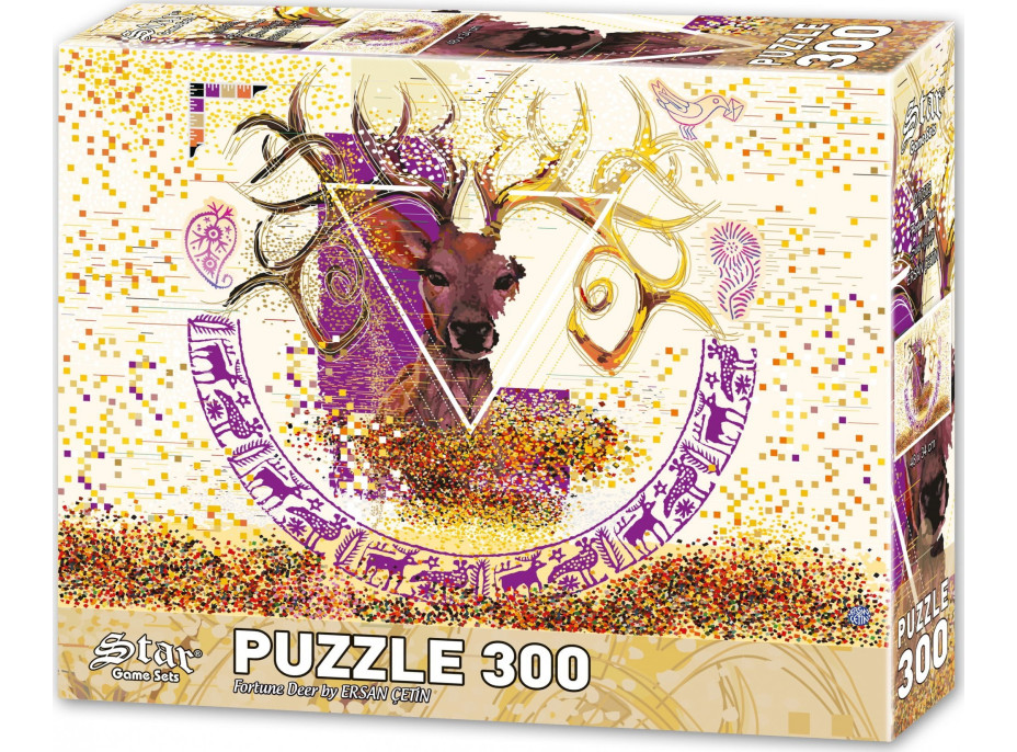 STAR Puzzle Jelen pro štěstí 300 dílků