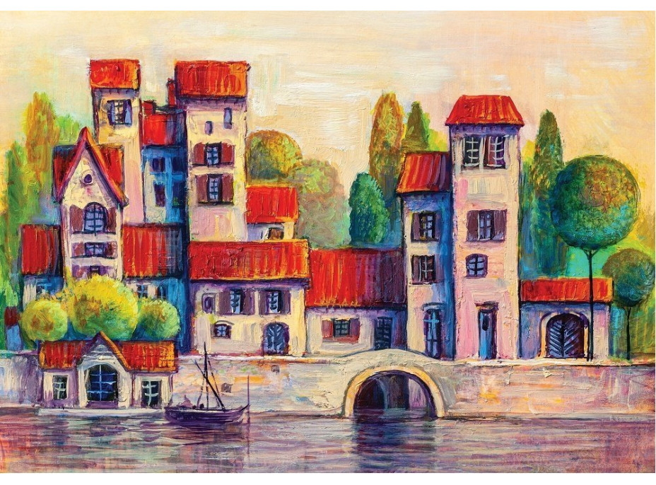 ART PUZZLE Puzzle Přírodní město 1000 dílků