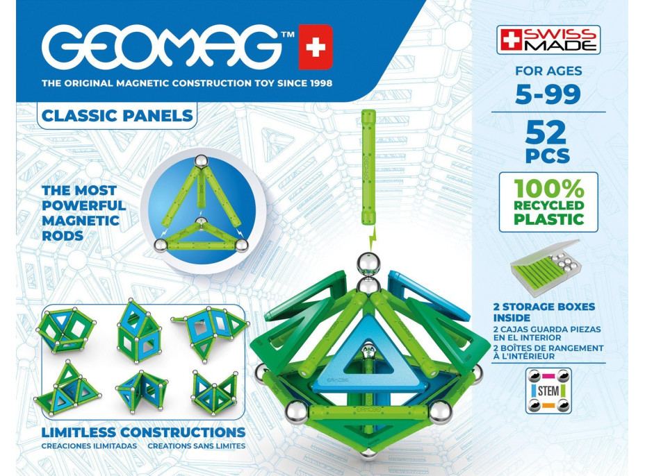 GEOMAG Classic Panels 52 dílků