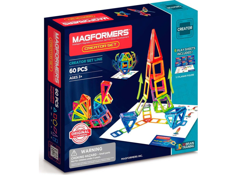 MAGFORMERS Creator set line 60 dílků