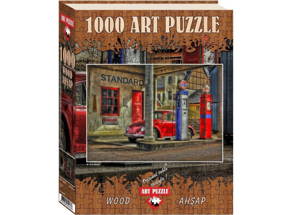 ART PUZZLE Dřevěné puzzle Čerpací stanice 1000 dílků