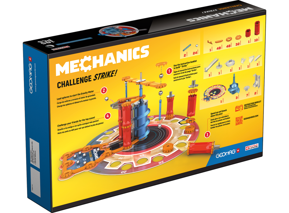 GEOMAG Mechanics Challenge Strike 185 dílků