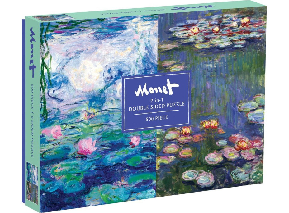 GALISON Oboustranné puzzle Monet 500 dílků