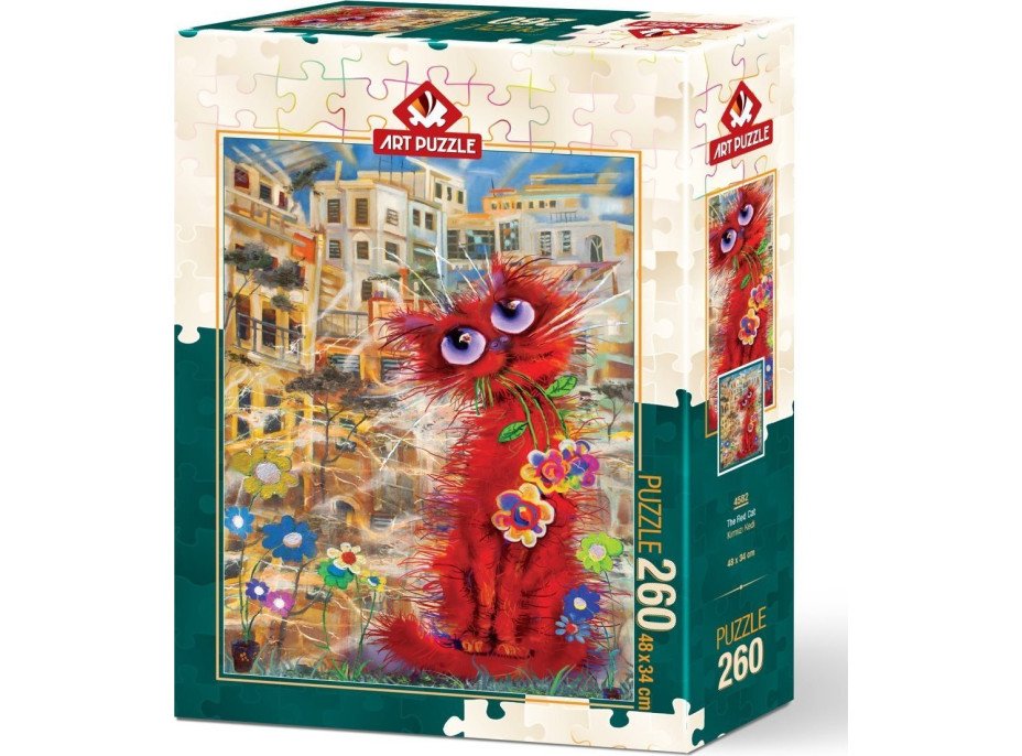 ART PUZZLE Puzzle Červená kočka 260 dílků