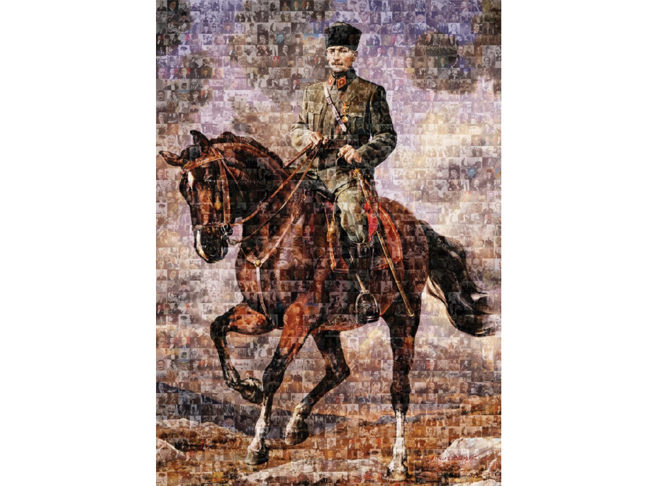 ART PUZZLE Puzzle Ghazi Mustafa Kemal na svém koni 1000 dílků