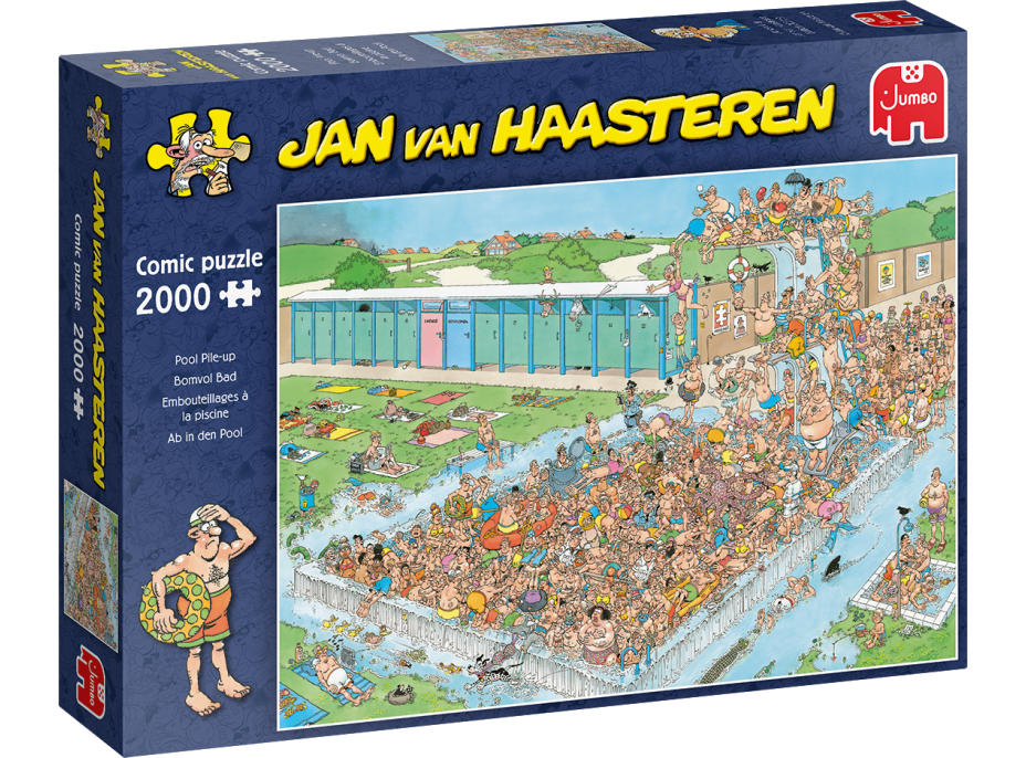 JUMBO Puzzle JvH Hromada v bazénu 2000 dílků