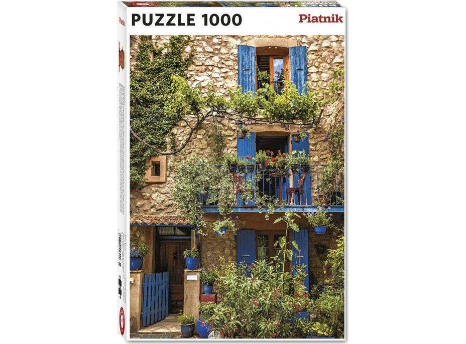 PIATNIK Puzzle Modrý balkon 1000 dílků