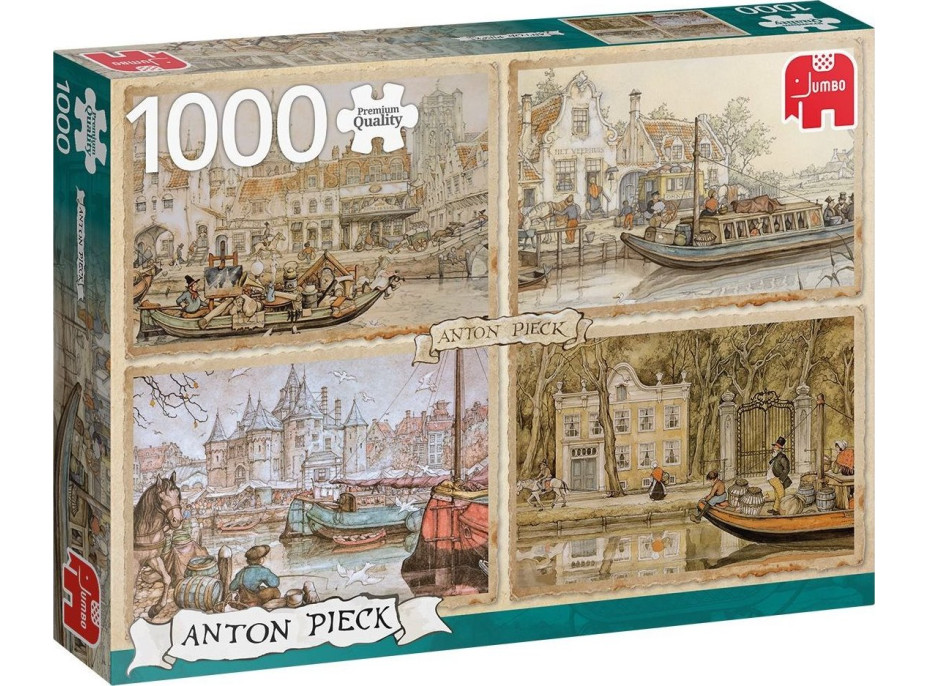 JUMBO Puzzle Plavba vodními kanály 1000 dílků