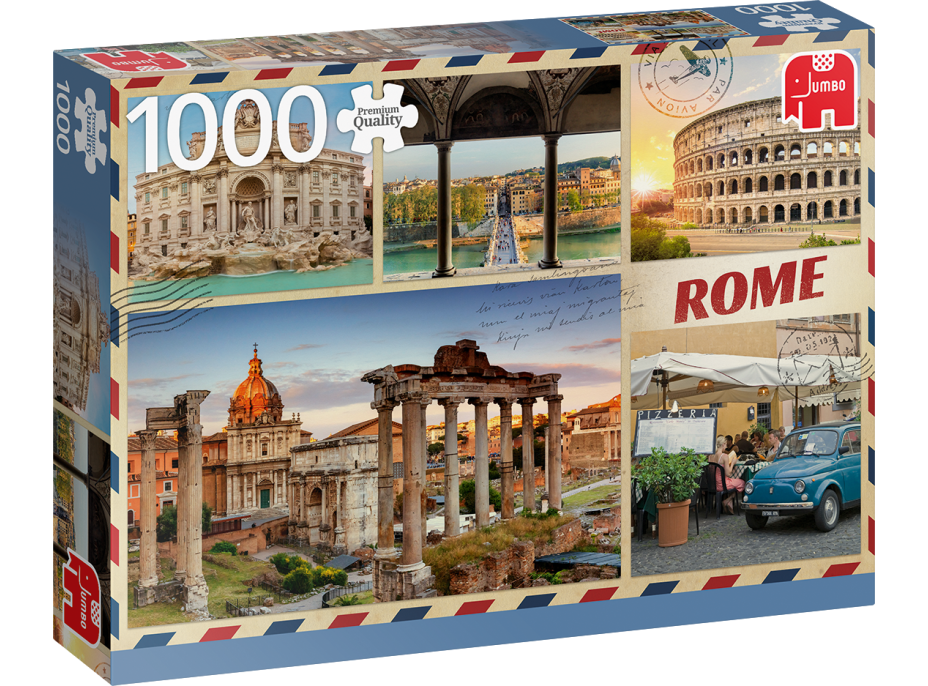 JUMBO Puzzle Pozdravy z Říma 1000 dílků