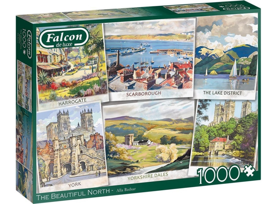 FALCON Puzzle Severské krásy 1000 dílků