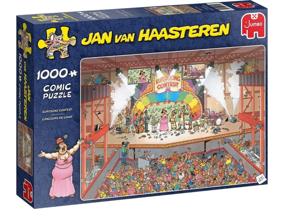 JUMBO Puzzle JvH Soutěž Eurosong 1000 dílků