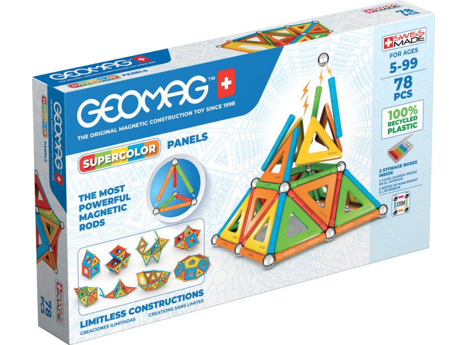 GEOMAG Supercolor Panels 78 dílků