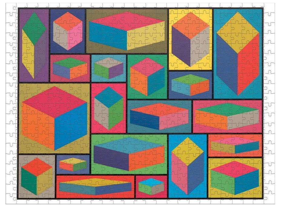 GALISON Oboustranné puzzle Sol Lewitt 500 dílků