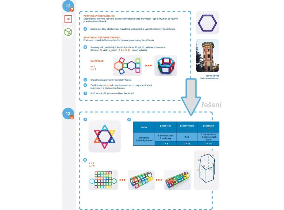 MAGFORMERS Geometrie 3: 2D a 3D - box 122 dílků