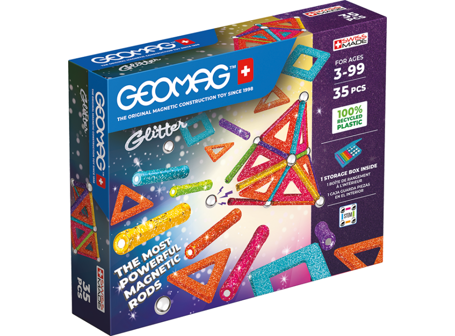 GEOMAG Glitter 35 dílků