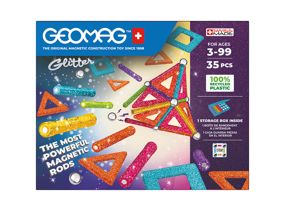 GEOMAG Glitter 35 dílků