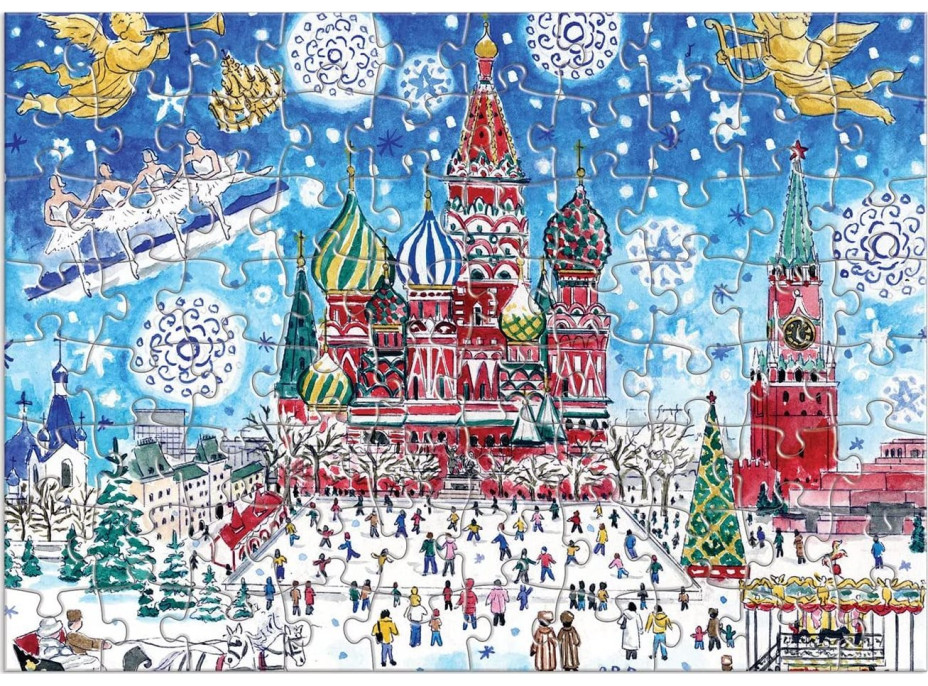 GALISON Puzzle Adventní kalendář: 12 vánočních dnů 12x80 dílků