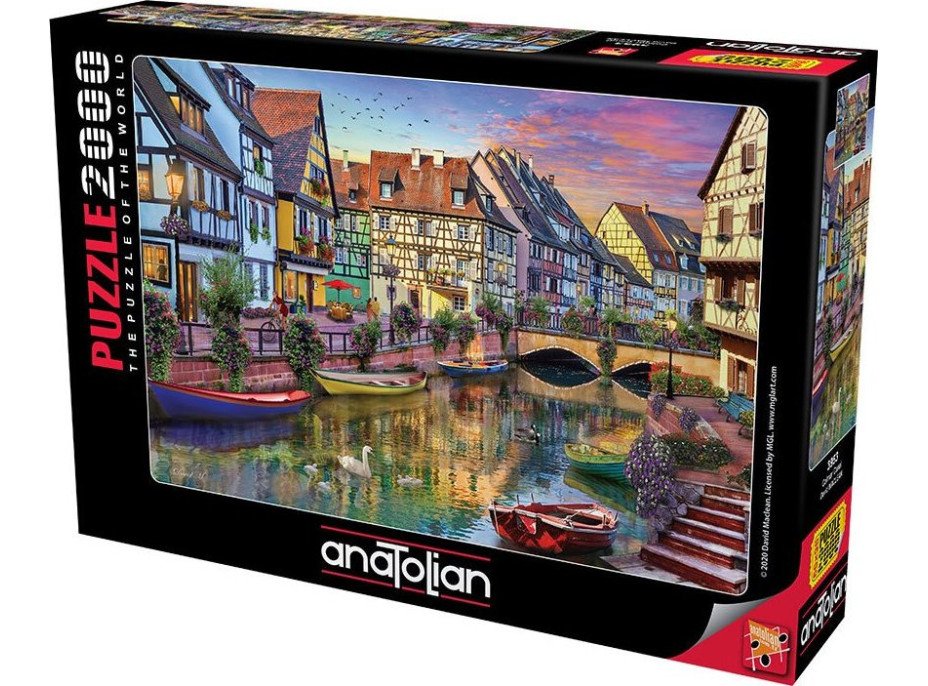 ANATOLIAN Puzzle Colmarský kanál, Francie 2000 dílků