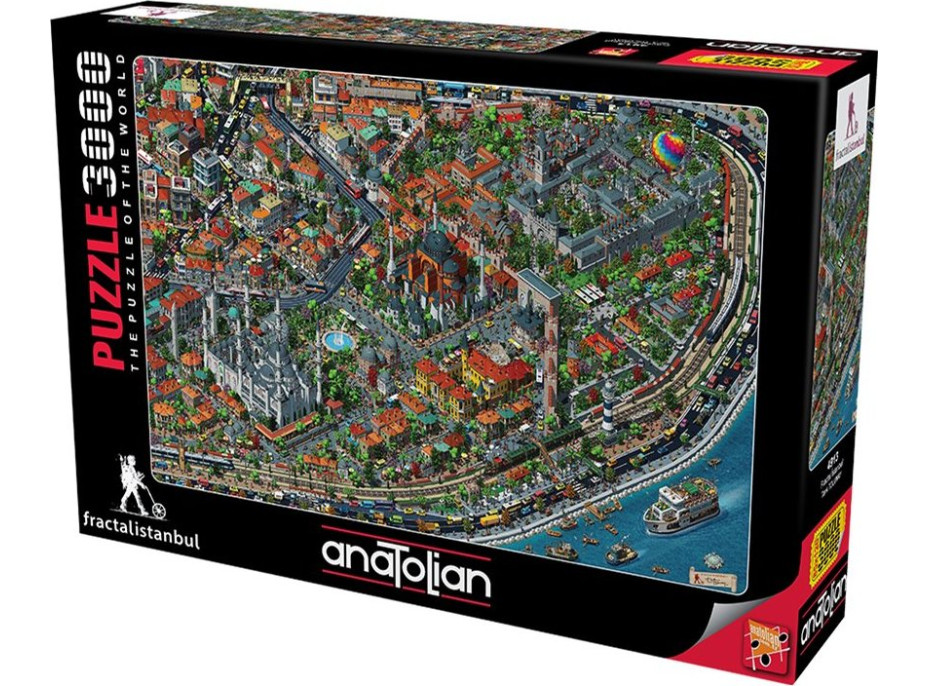 ANATOLIAN Puzzle Hemžení v Istanbulu 3000 dílků