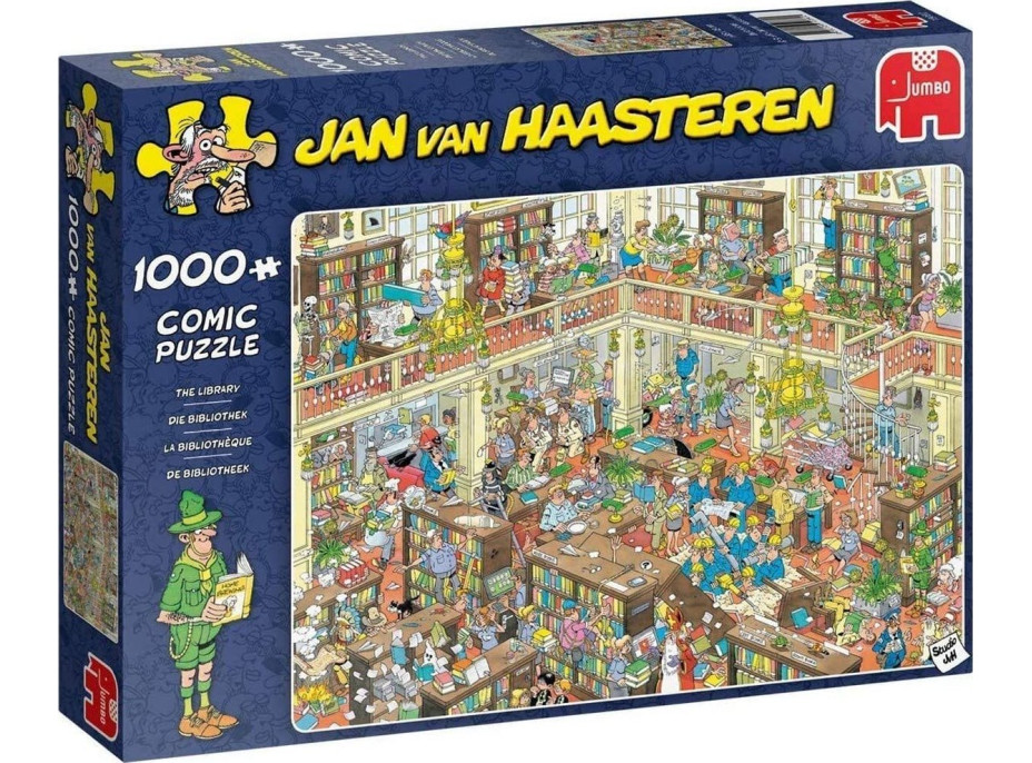 JUMBO Puzzle JvH Knihovna 1000 dílků