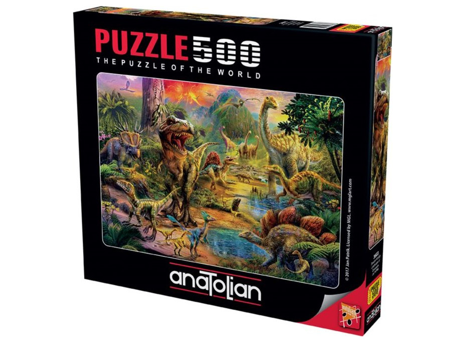 ANATOLIAN Puzzle Království dinosaurů 500 dílků