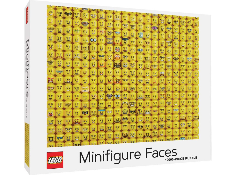 CHRONICLE BOOKS Puzzle LEGO® Minifigure Faces 1000 dílků