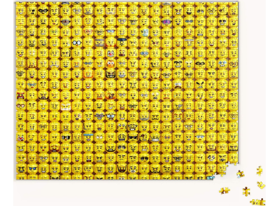 CHRONICLE BOOKS Puzzle LEGO® Minifigure Faces 1000 dílků