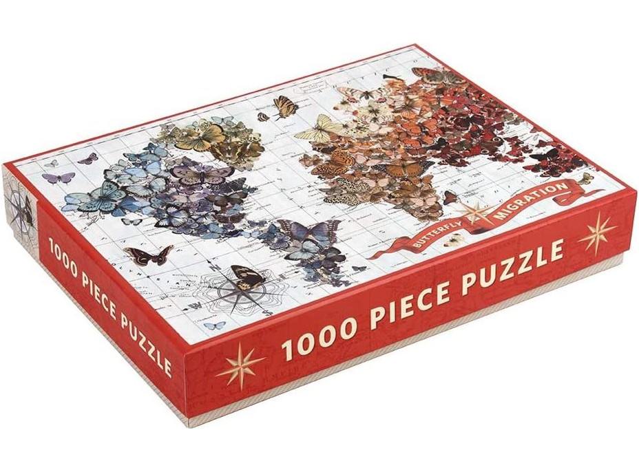 GALISON Puzzle Migrace motýlů 1000 dílků