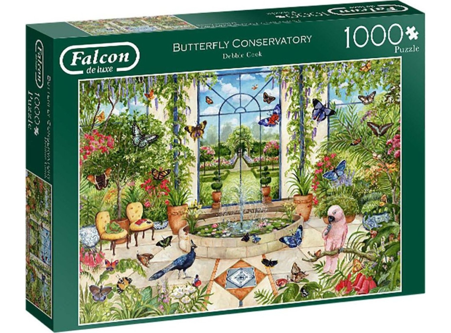 FALCON Puzzle Motýlí skleník 1000 dílků