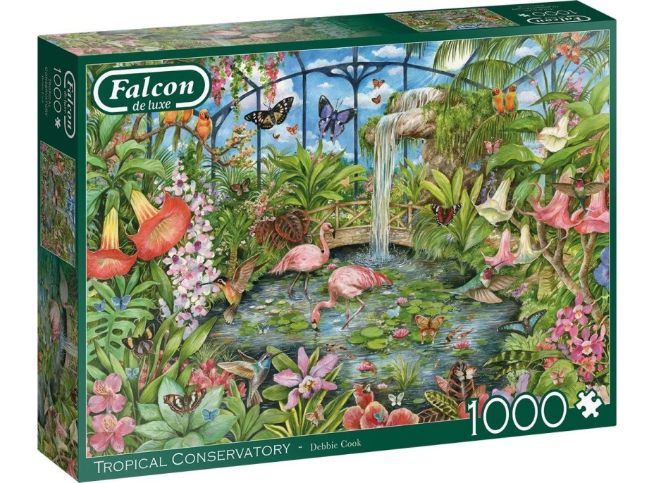 FALCON Puzzle Tropický skleník 1000 dílků