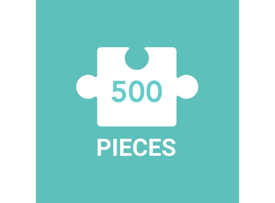 GALISON Čtvercové puzzle Malované kopce 500 dílků