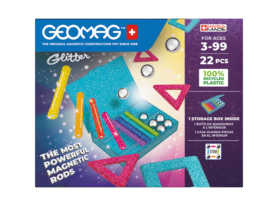 GEOMAG Glitter 22 dílků