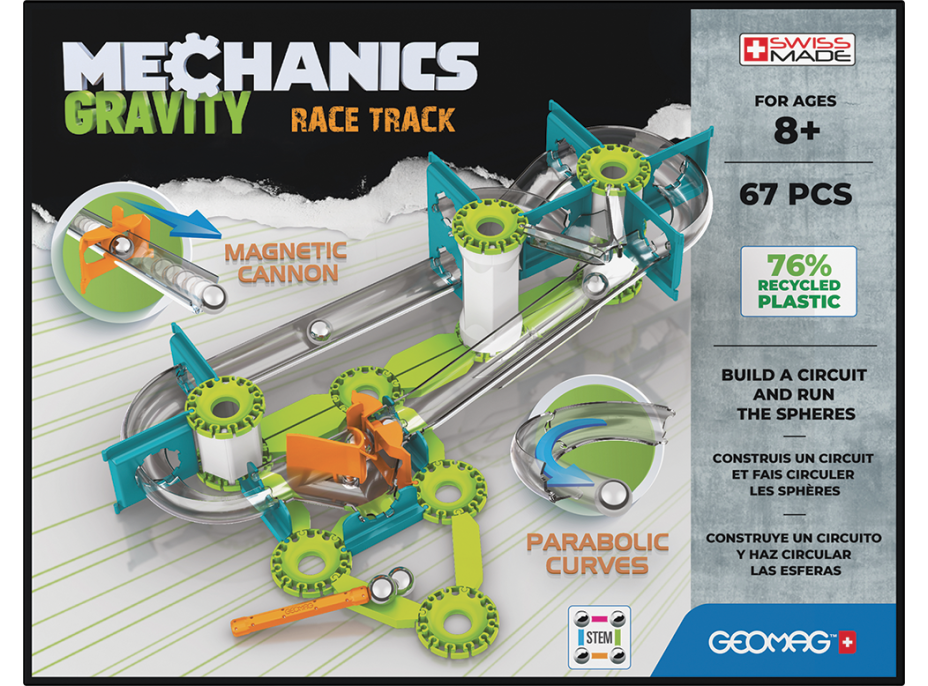 GEOMAG Mechanics Gravity Race Track 67 dílků