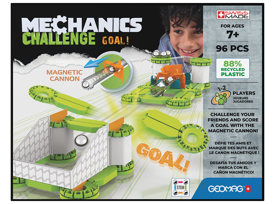 GEOMAG Mechanics Challenge Goal 96 dílků