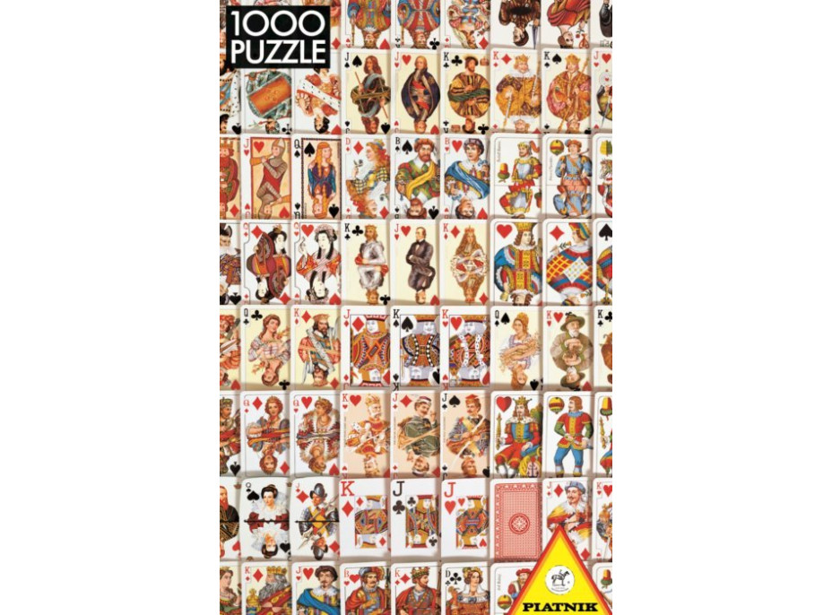 PIATNIK Puzzle Hrací karty 1000 dílků