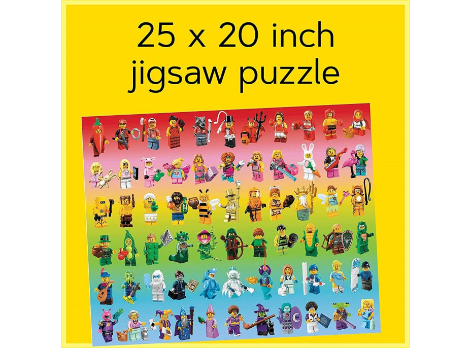 CHRONICLE BOOKS Puzzle LEGO® Minifigurky Duha 1000 dílků