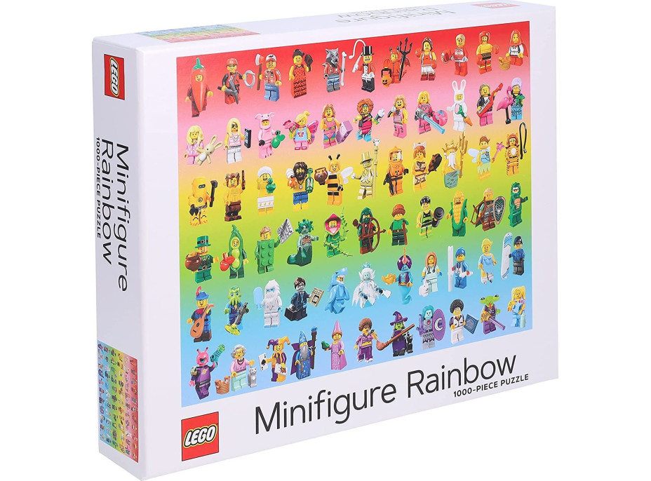 CHRONICLE BOOKS Puzzle LEGO® Minifigurky Duha 1000 dílků