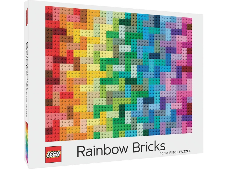 CHRONICLE BOOKS Puzzle LEGO® Rainbow Bricks 1000 dílků