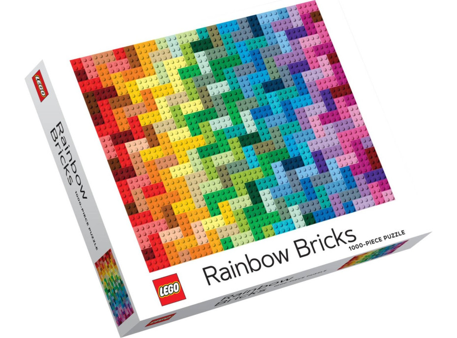 CHRONICLE BOOKS Puzzle LEGO® Rainbow Bricks 1000 dílků