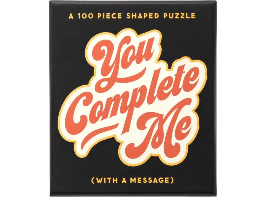 GALISON Tvarové puzzle You Complete Me 100 dílků