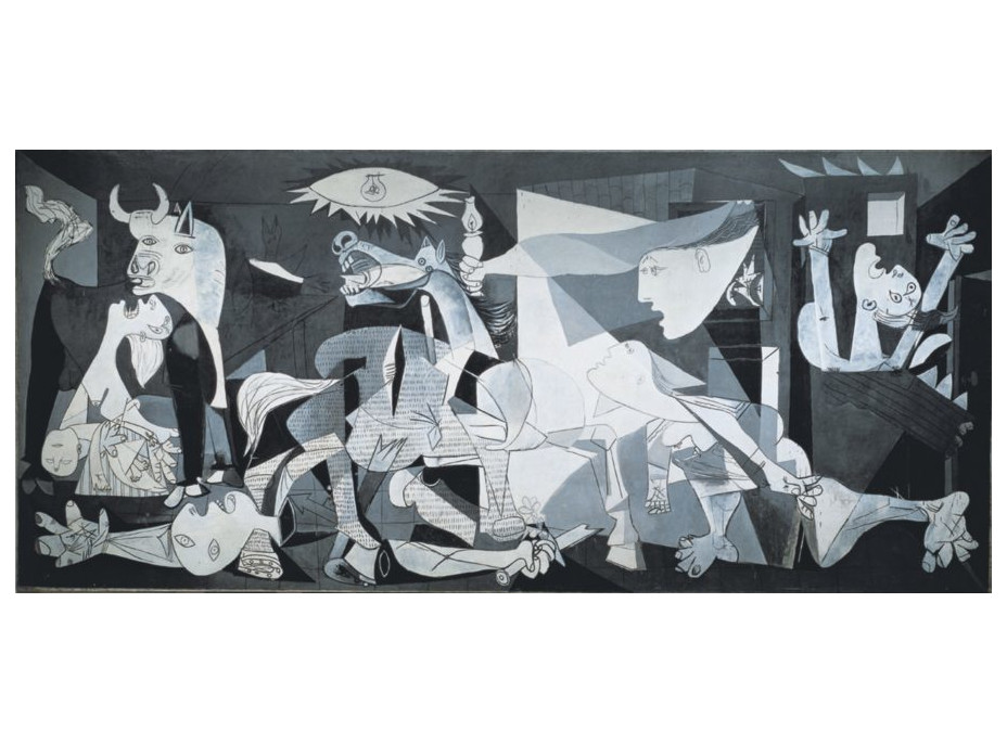 EDUCA Panoramatické puzzle Guernica, Pablo Picasso 3000 dílků