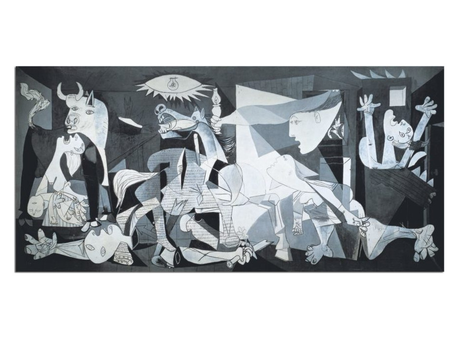 EDUCA Miniaturní puzzle Guernica, Pablo Picasso 1000 dílků