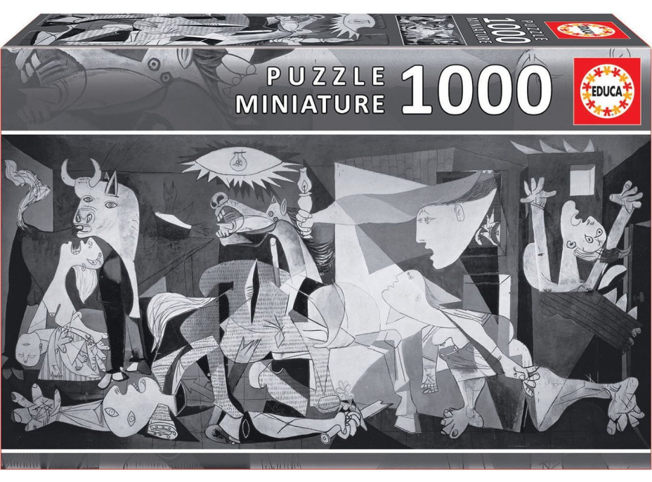 EDUCA Miniaturní puzzle Guernica, Pablo Picasso 1000 dílků