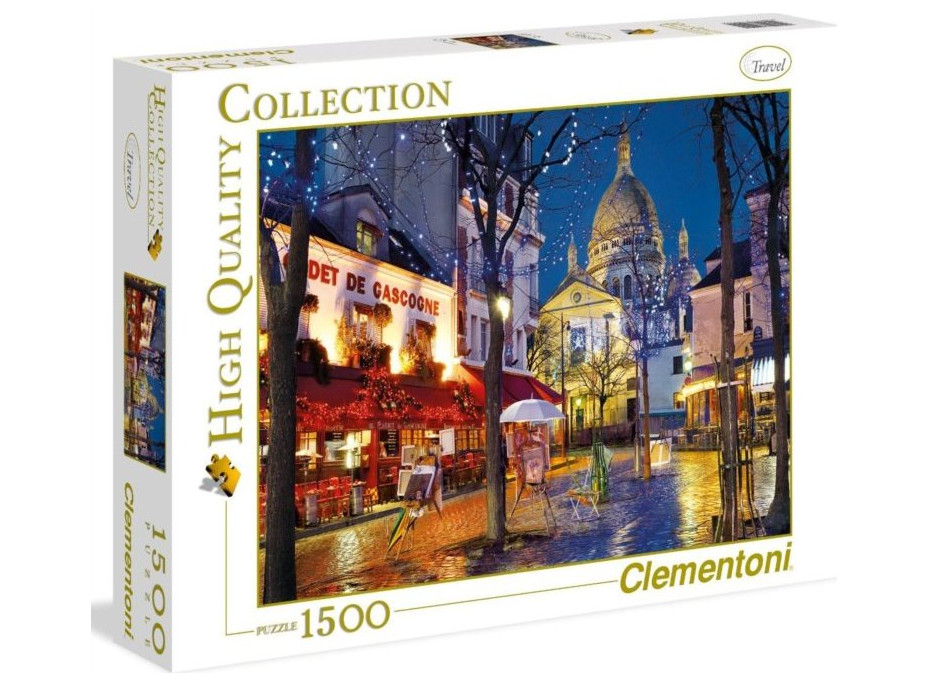 CLEMENTONI Puzzle Montmartre, Paříž 1500 dílků